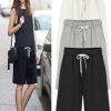 Clothing Azzlee Shorts | Women Drawstring Casual Elastic Waist Soft Knit Shorts