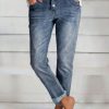 Clothing Azzlee Jeans & Denim | Casual Solid Jeans Light Blue