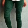 Clothing Azzlee Pants | Casual Solid Fall Pants Green