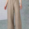 Clothing Azzlee Pants | Casual Plain Regular Pants Apricot