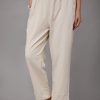 Clothing Azzlee Pants | Solid With Pockets Casual Basic Pants Apricot