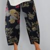 Clothing Azzlee Pants | Casual Floral Printed Loose Pants