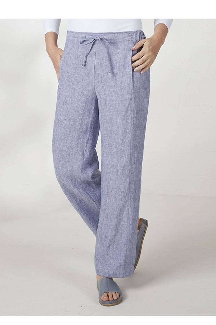 Clothing Azzlee Pants | Casual Summer Solid With Sashes Pockets Pants