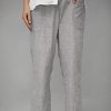 Clothing Azzlee Pants | Stripe With Pockets Casual Pants Grey