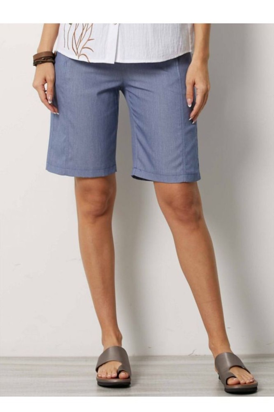 Clothing Azzlee Shorts | Solid Sashes Casual Shorts