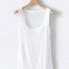 Clothing Azzlee Tanks | Solid Square Neck Casual K Tops (6 Colors)