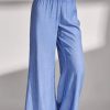 Clothing Azzlee Pants | Casual Solid Pants Blue