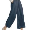 Clothing Azzlee Pants | Soft Casual Solid Pants With Pockets