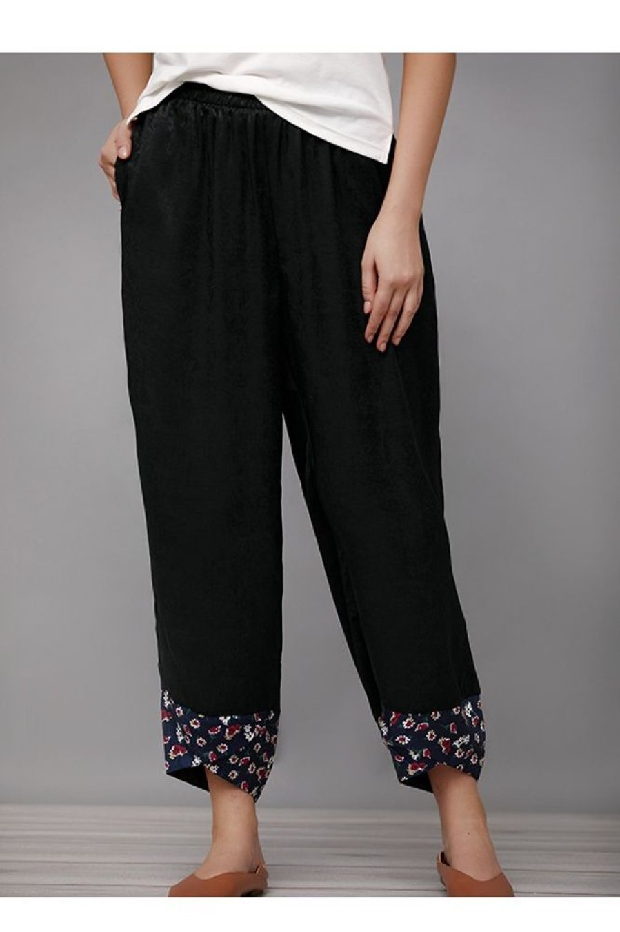 Clothing Azzlee Pants | Floral Print Casual Pants