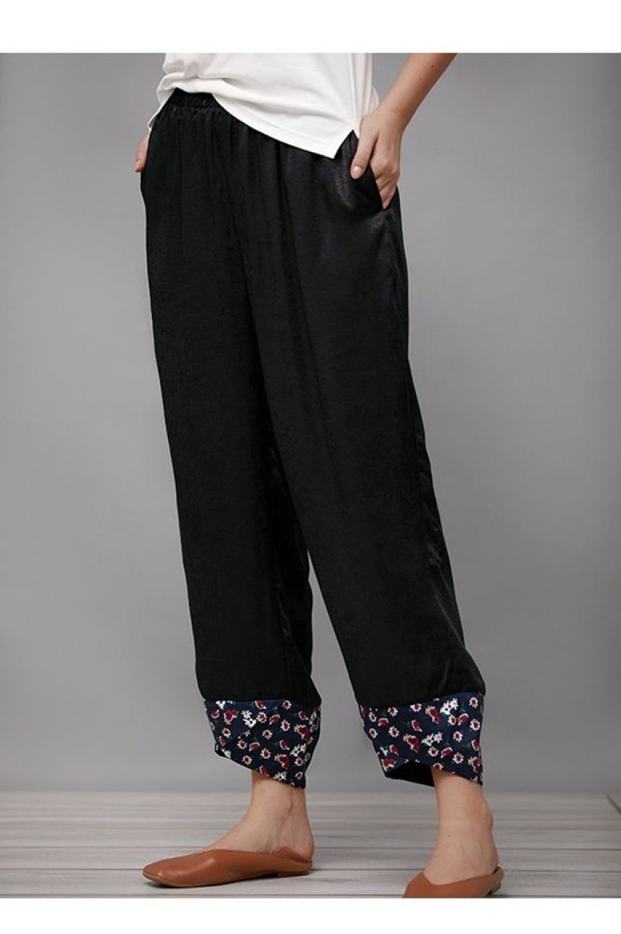 Clothing Azzlee Pants | Floral Print Casual Pants