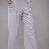 Clothing Azzlee Pants | Plain Solid With Pockets Casual Pants