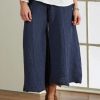 Clothing Azzlee Pants | Casual Solid Plain Loose Pants Blue