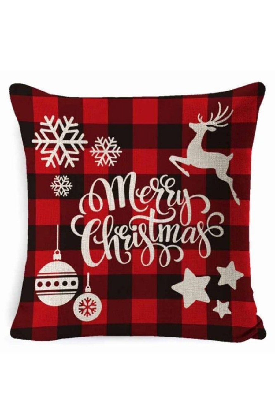 Clothing Azzlee | Christmas Printed Pillowcase