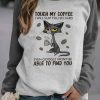 Clothing Azzlee Sweatshirt & Hoodies | Women Cat Printed Round Neck Sweatshirt Grey