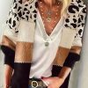 Clothing Azzlee Sweater & Cardigans | Wild Leopard Long Sleeve Cardigan Multicolor