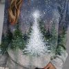 Clothing Azzlee Sweatshirt & Hoodies | Christmas Tree Print O-Neck Long Sleeve Sweatshirt Multi