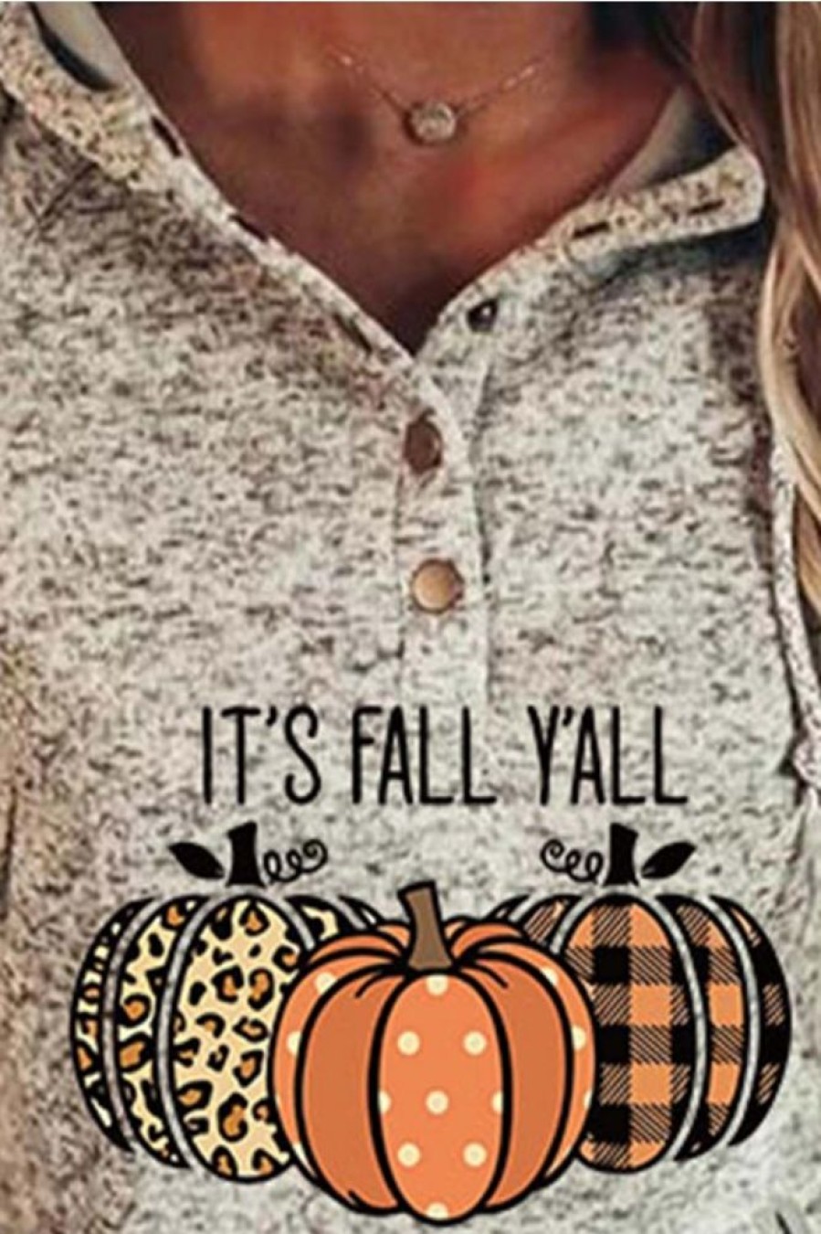 Clothing Azzlee Sweatshirt & Hoodies | Casual Tops Long Sleeve Pumpkin Printed Hoodies Beige